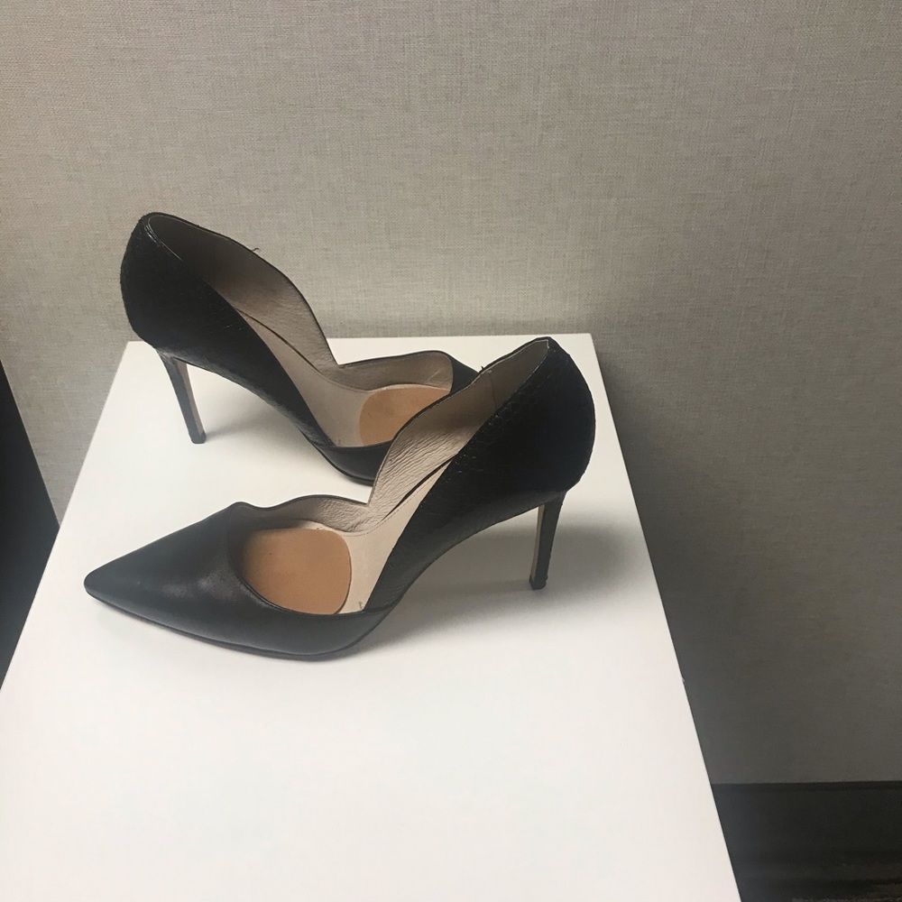 Louise et Cie Black Leather Pumps